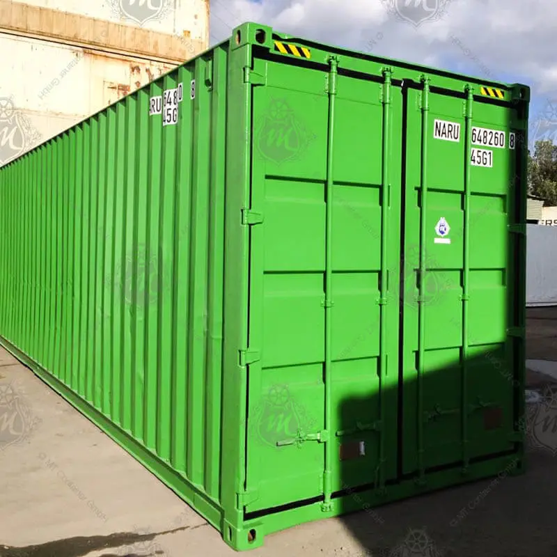 40-Fuß-High-Cube-Container – 76,4 m³, exportfähig, 25 Paletten, sofort ab Hamburg verfügbar