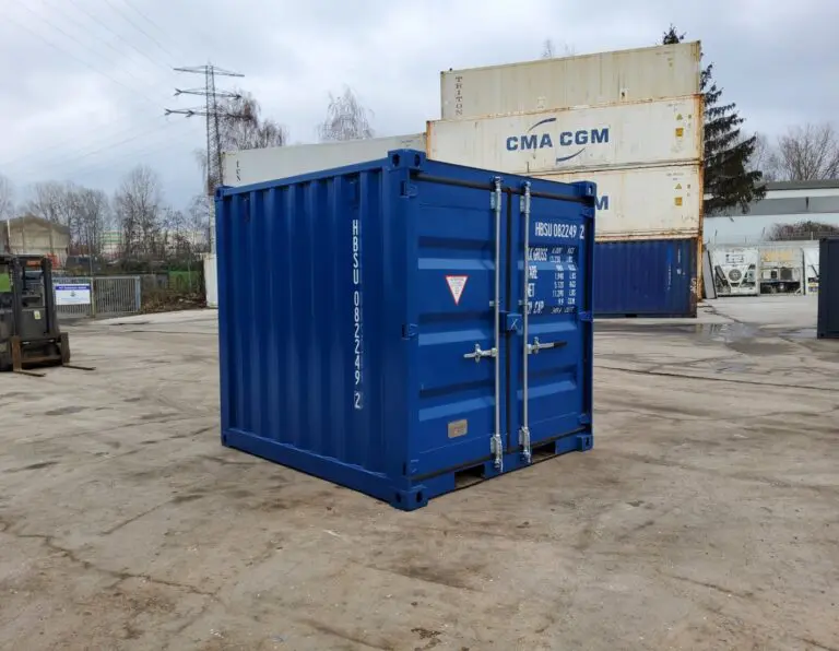 Neuer 8-Fuß-Material-Container, 9,82 m³, 3,5 t Zuladung, für 4 Paletten, verschweißt, ab Hamburg lieferbar