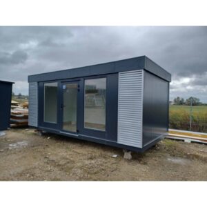 Verkaufscontainer 3×6 m Open Space, 100 mm EPS-Dämmung, Tageslicht, 230 V-Anschluss – Bild 2