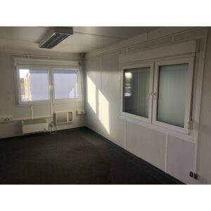 Bürocontainer 3×6 m mit Klimaanlage, grafitfarben, individuell anpassbar, auf Bestellung – Bild 4