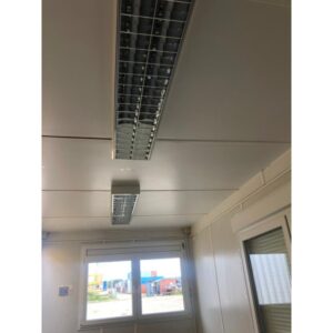 Bürocontainer 3×6 m mit Klimaanlage, grafitfarben, individuell anpassbar, auf Bestellung – Bild 5