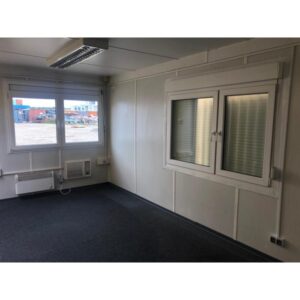 Bürocontainer 3×6 m mit Klimaanlage, grafitfarben, individuell anpassbar, auf Bestellung – Bild 6
