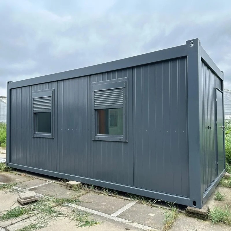 Lager-/Bürocontainer 6×3 m, RAL 7016, 60 mm Steinwolle, Elektro, Heizung, sofort nutzbar